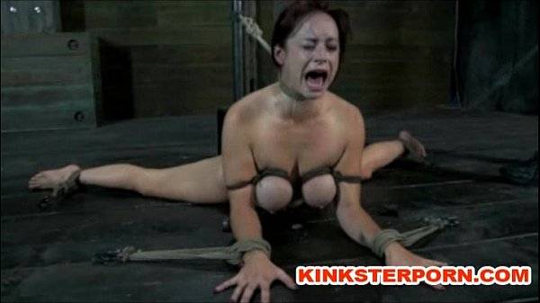 BDSM – Suspension, bonded and wide spread legs, ass and cunt t.