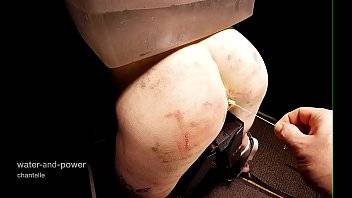 Hard BDSM enema t.
