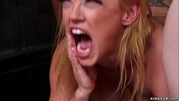 Lesbian stepmother with huge tits Dee Williams and her daughter Ella Nova are captured and anal fucked by their friends Cherry Torn and Mona Wales in the kitchen