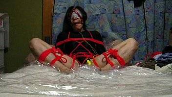 self-bondage masturbation climax really