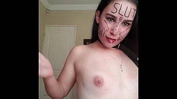 Slapping myself and degrading myself