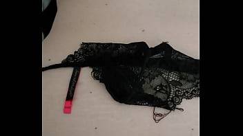 Sub wife gets her ass slapped hard and cries before daddy tears her thong off and rough fucks her