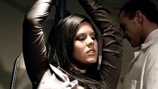 Pain clinic receives special patients to relive the pain and pleasure. Madison Parker humiliated, kissing doc shoe, sucking his toes, and her cunt penetrated with doc foot.