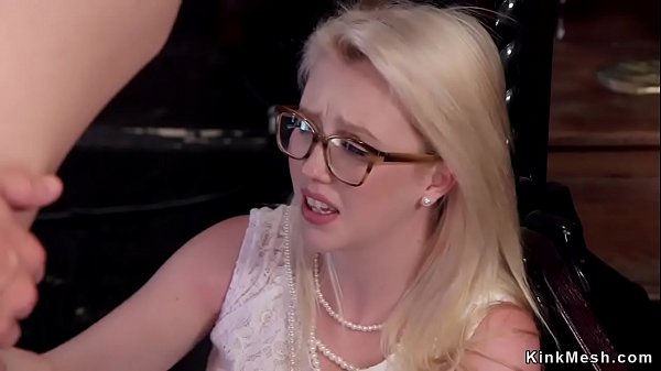 College slut fucked by bdsm couple