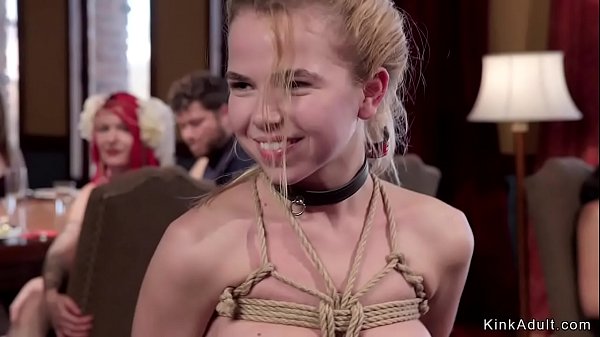 Hot slaves get group flogging bdsm