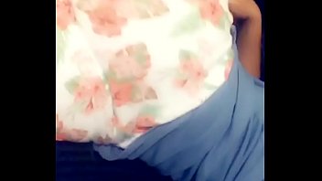 Young ebony does flash tease